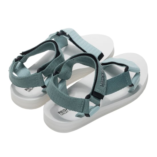 Regatta Childrens/Kids Vendeavour Sandals (Ivy Moss/Ocean Mist) - Image 2