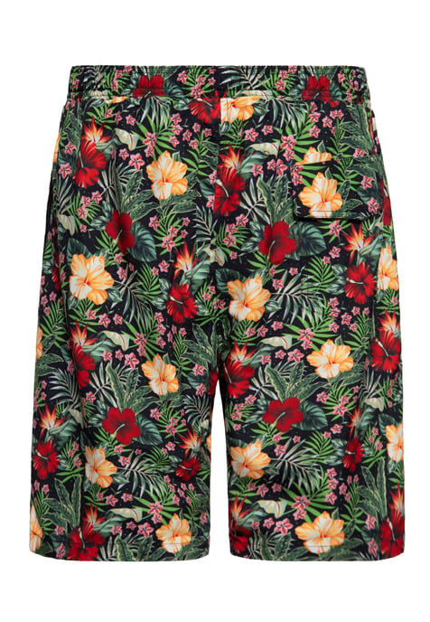 King Kerosin Herren Badeshorts Hibiscus - Image 2