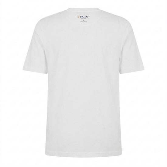 Farah Heren Rayners Grafisch T-shirt (Wit) - Image 2