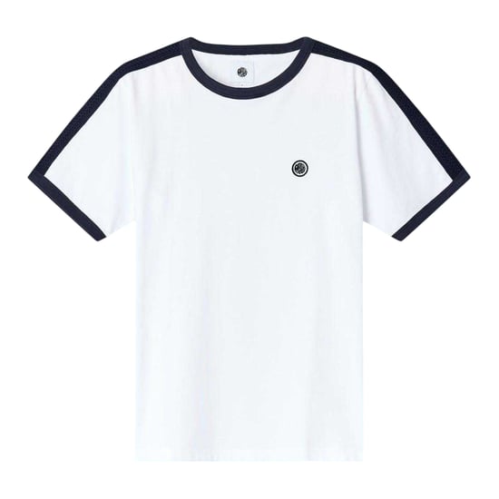 Pretty Green Mens Denton Cotton Regular T-Shirt (White) - Image 1