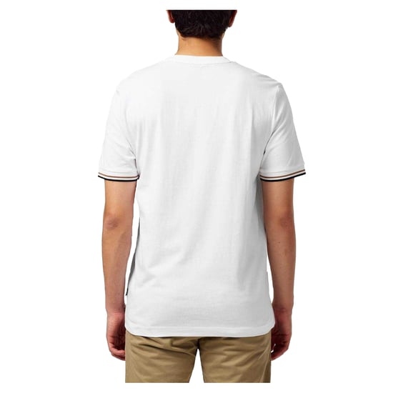 Boss Heren Hbb Thompson 04 Premium Katoen Regular T-Shirt (Wit) - Image 3