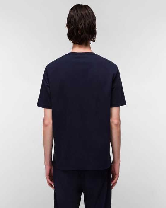 Badge T-Shirt in Navy - Image 2