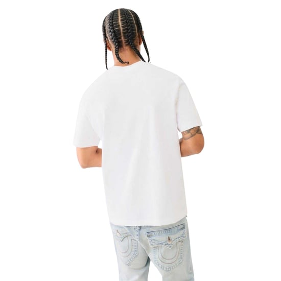 True Religion Mens Cotton T-Shirt (White) - Image 3