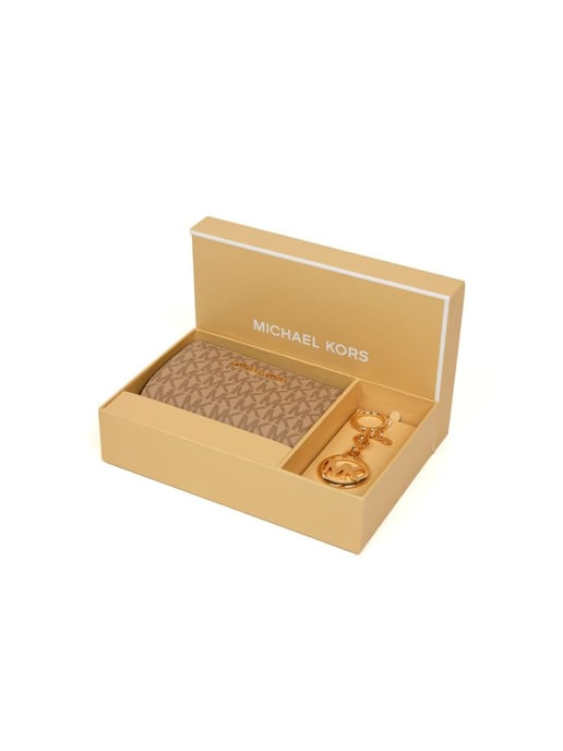 Michael Kors Portemonnee & Sleutelhanger Kameel - Image 5