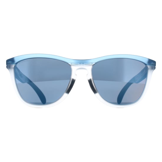 Oakley Square Mens Transparent Stonewash Prizm Deep Water Polarized Frogskins Range - Image 1