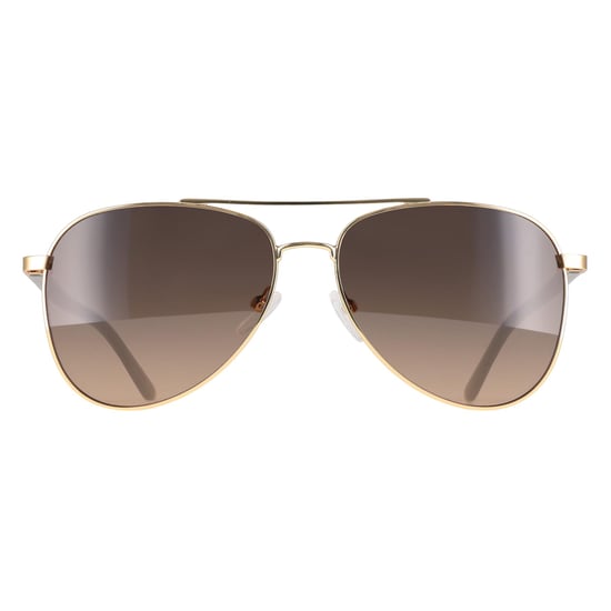Calvin Klein Aviator Unisex Shiny Gold Grey Gradient CK21306S - Image 1
