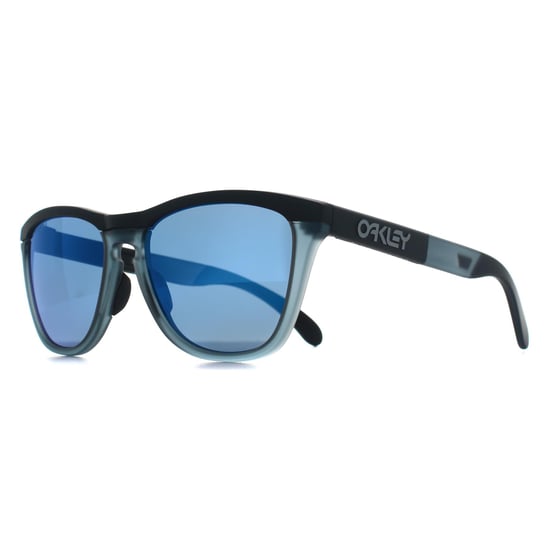 Oakley Square Mens Matte Black Prizm Sapphire Frogskins Range - Image 2