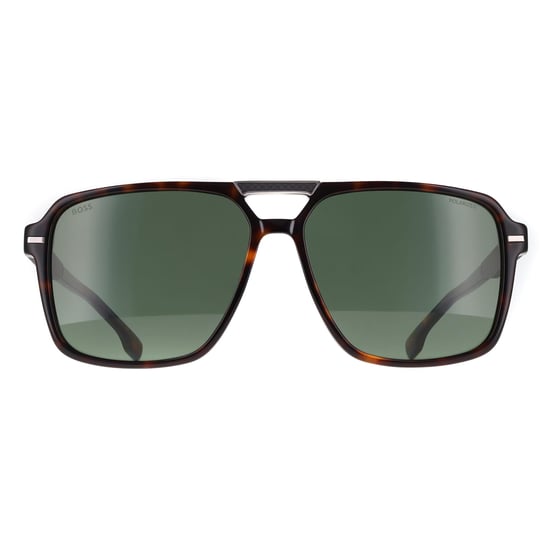 Hugo Boss Aviator Mens Havana Green Polarized BOSS 1766/S - Image 1