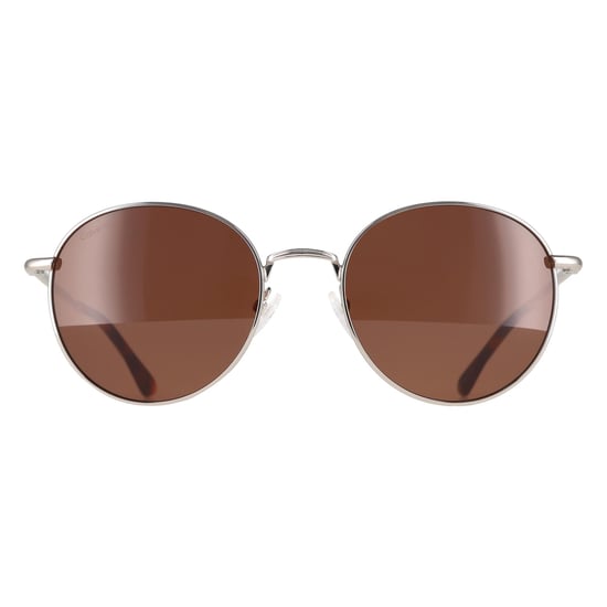 Calvin Klein Round Unisex Silver Dark Brown CK21127S - Image 1