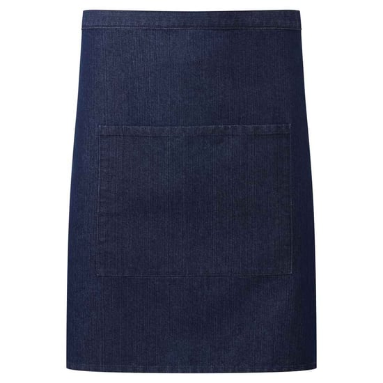 Premier Colours Pocket Halflang Taille Schort (Indigo) - Image 1