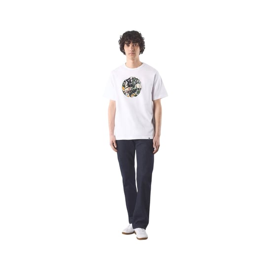Pretty Green Mens Convergence Graphic Print Regular T-Shirt (White) - Image 3