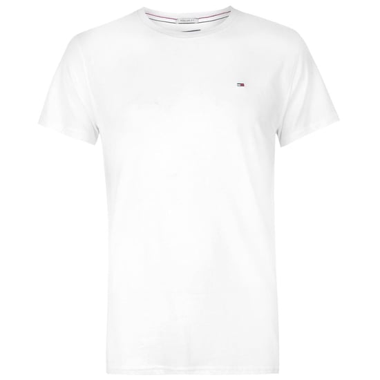 Tommy Jeans Heren Geborduurd Logo Los T-shirt (Wit) - Image 2