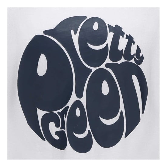 Pretty Green Mens Logo Cotton T-Shirt (White) - Image 4