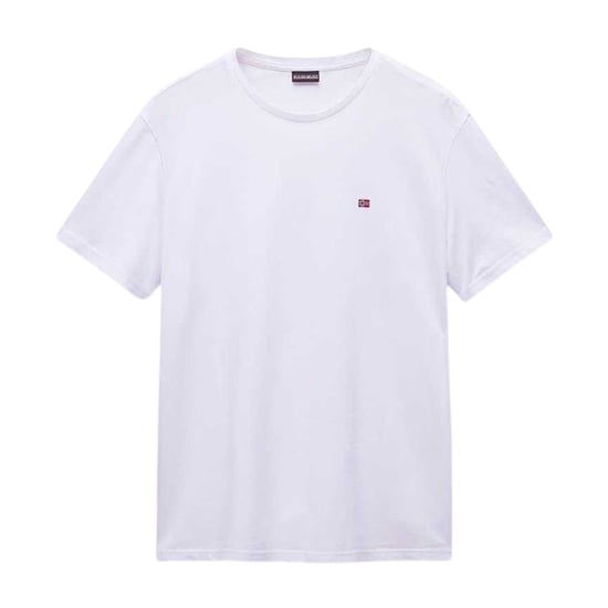 Napapijri Heren Salis Logo T-shirt met korte mouwen (Helder wit) - Image 1