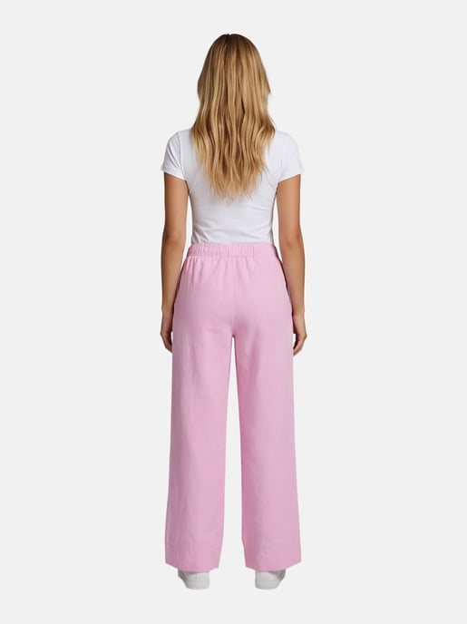 U.S. Polo Assn. dames linnenmix broek met elastische tailleband - Image 6