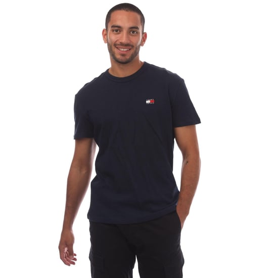 Tommy Jeans Heren Tonaal Badge T-shirt (Blauw) - Image 2
