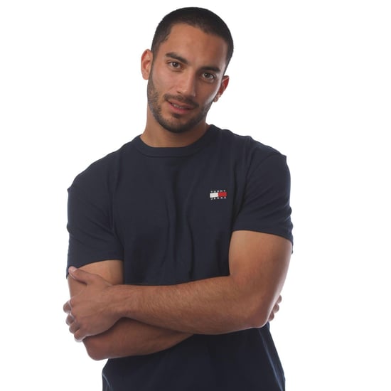 Tommy Jeans Heren Tonaal Badge T-shirt (Blauw) - Image 4
