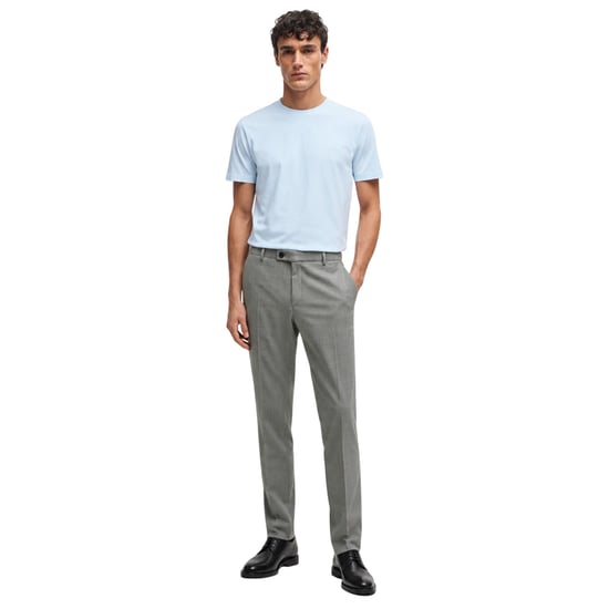 Boss Mens Hbb Thompson Tonal Logo T-Shirt (Blue) - Image 4