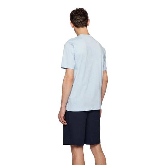 Boss Mens Hbb Thompson Tonal Logo T-Shirt (Light Blue) - Image 2