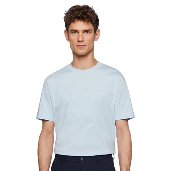 Boss Mens Hbb Thompson Tonal Logo T-Shirt (Light Blue) - Image 3