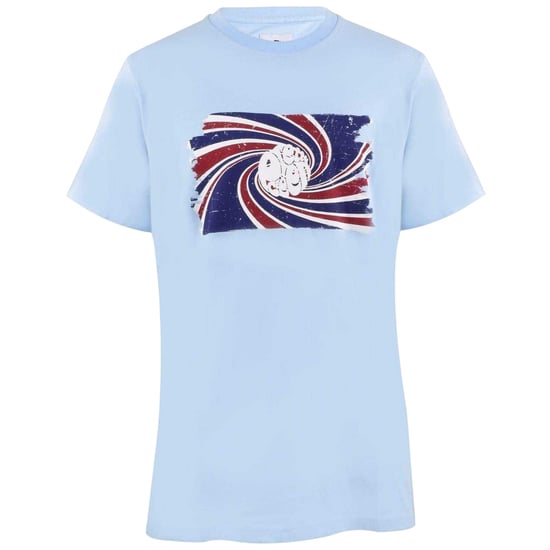 Pretty Green Mens Swirl Logo T-Shirt (Sky Blue) - Image 1