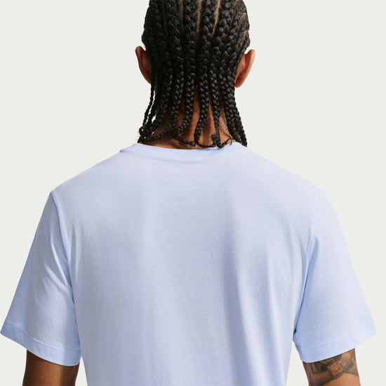 Nike Heren Club T-Shirt (Hydroblauw) - Image 2