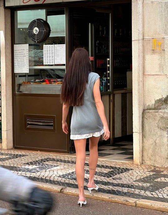 Labelrail x Barbara Ines fitted scuplted mini shift dress in grey - Image 4
