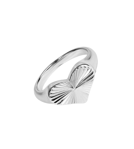Stainless Steel Waterproof Heart Ring - Image 3
