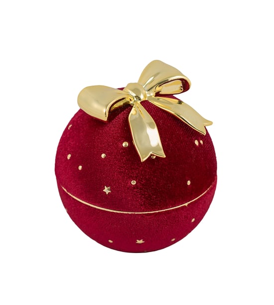 Gold Plated Cubic Zirconia Tear Shape Earrings With Bauble Novelty Box - Image 6