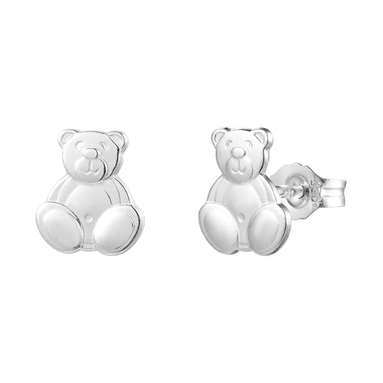 Sterling Silver Stud Teddy Bear Earrings With Teddy Bear Novelty Box - Image 5