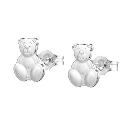 Sterling Silver Stud Teddy Bear Earrings With Teddy Bear Novelty Box - Image 6