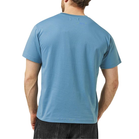 Replay Mens Motorbike Cotton Regular T-Shirt (Blue) - Image 4