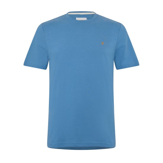Farah Heren Harrow Korte Mouwen T-Shirt (Blauw) - Image 1