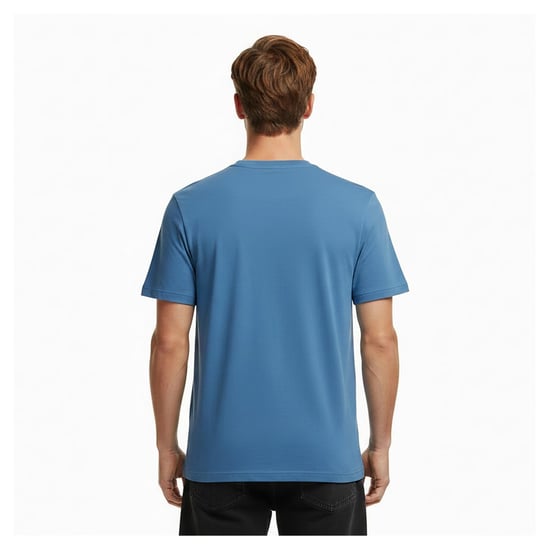 Farah Heren Harrow Korte Mouwen T-Shirt (Blauw) - Image 3