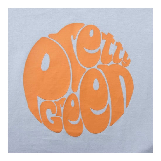 Pretty Green Mens Logo Cotton T-Shirt (Light Blue) - Image 4