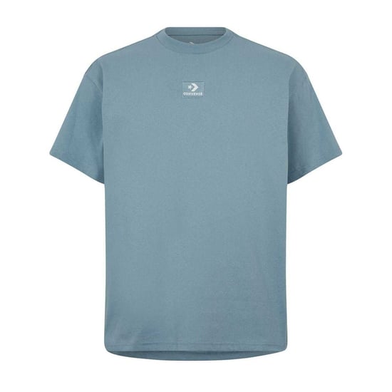 Converse Heren Geborduurd Logo Katoen Relaxed Fit T-shirt (Blauw) - Image 1