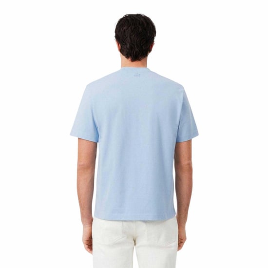 Lacoste Heren T-shirt katoen met logo (Blauw) - Image 2