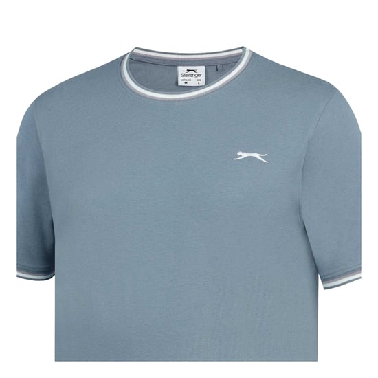 Slazenger Katoenen heren-T-shirt (Leisteenblauw) - Image 4