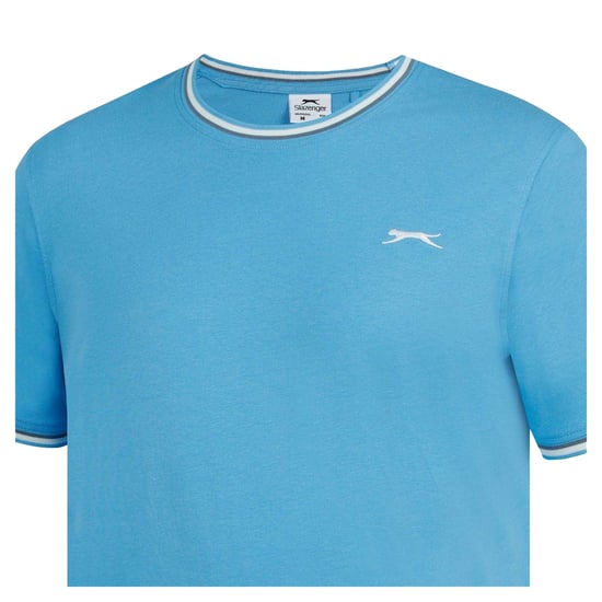 Slazenger Mens Cotton T-Shirt (Bright Blue) - Image 4