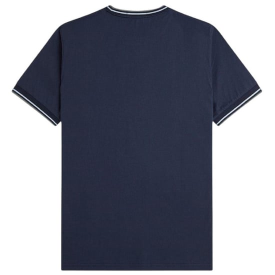 Fred Perry Tipped T-Shirt för herrar (Flygvapenblått) - Image 2