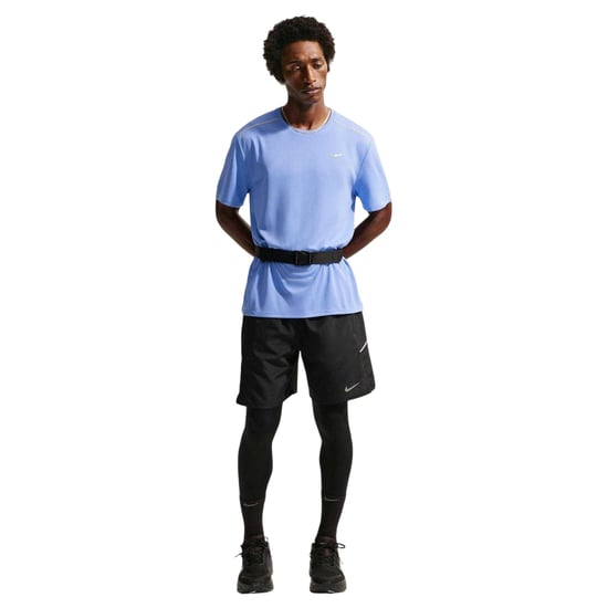 Nike Heren T-shirt Miler met Swoosh en reflecterende details (Royaal Blauw) - Image 3