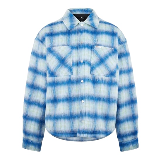 Represent Polyester overhemd met structuur voor heren (Elektrisch Blauw) - Image 2