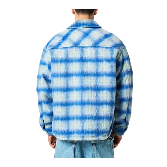 Represent Polyester overhemd met structuur voor heren (Elektrisch Blauw) - Image 3