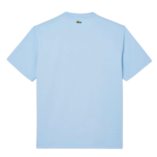 Lacoste Unisex Adult Arched Logo T-Shirt (Blue) - Image 2