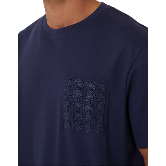 Threadbare Hyde T-shirt voor heren (Marine) - Image 4