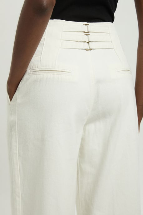 Denim Seam Detail Wide Leg Jean - Image 4
