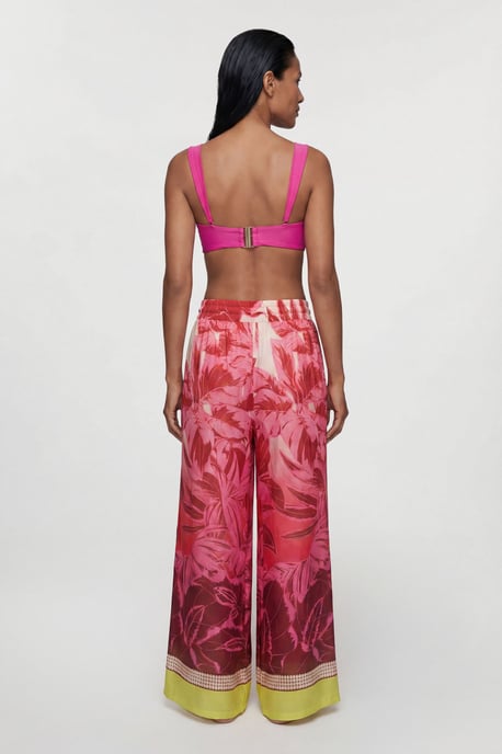 Printed Cotton Voile Beach Trousers - Image 2