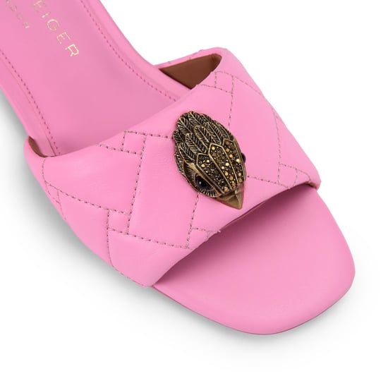 Kurt Geiger London Leather Kensington Flat Sandal Dr Sandals - Image 4