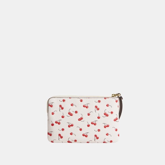 Corner Zip Wristlet With Cherry Print - Image 2