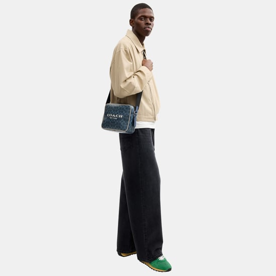 Colton Crossbody Bag 25 In Signature Canvas With Coach Graphic - Image 5